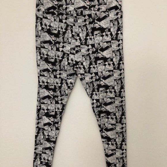 LuLaRoe OS Evil Queen Leggings - Sz TC2 - Picture 2 of 5